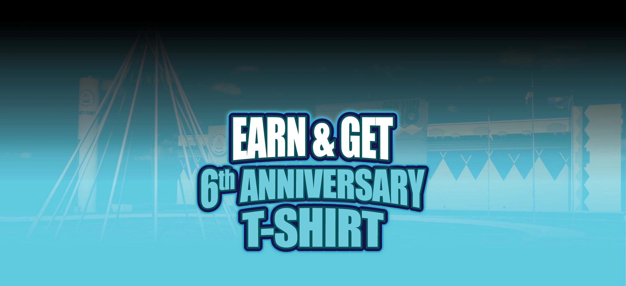 Earn & Get 6th Anniversary T-shirt